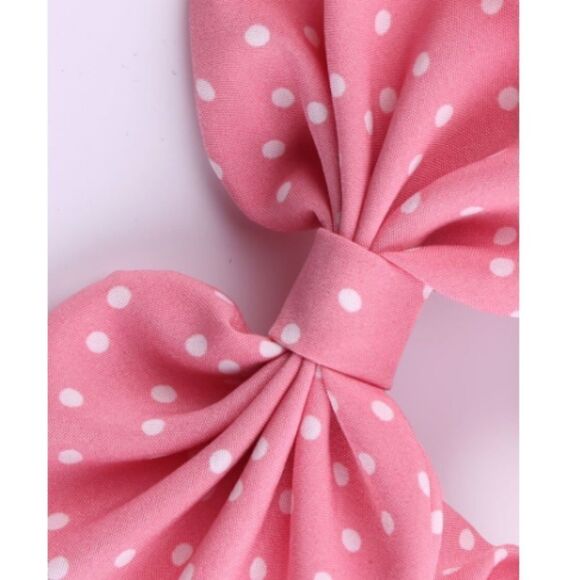 Polka Dot Bow Scrunchie  *2/12$* - Picture 4 of 4
